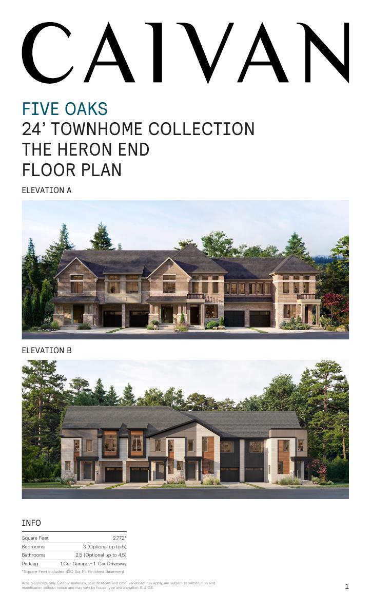 The Heron End floor plan