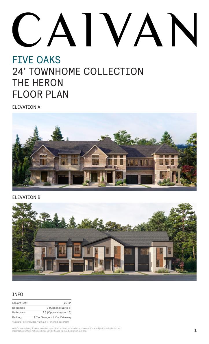 The Heron floor plan