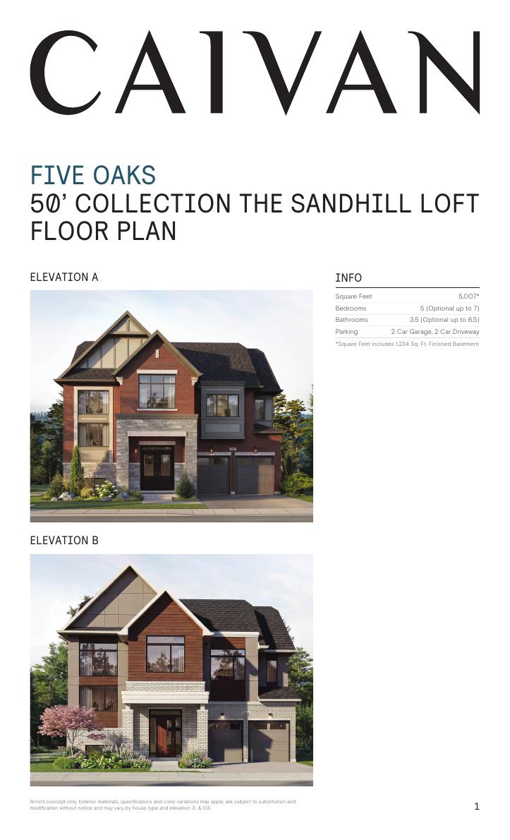 The Sandhill Loft floor plan