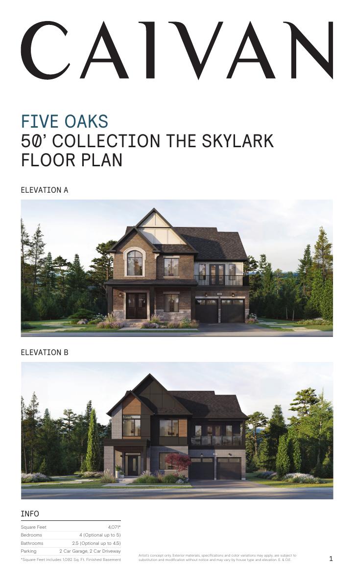 The Skylark floor plan