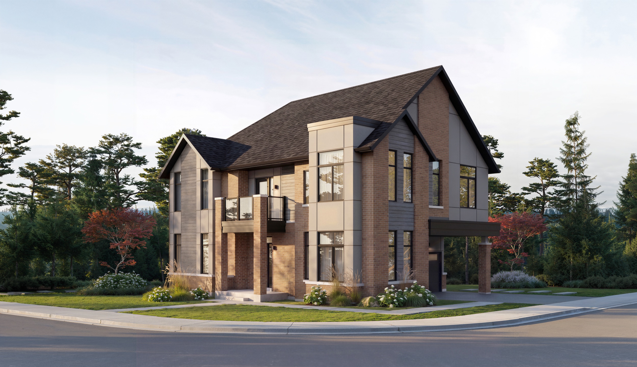 42 foot Singles Collection elevation rendering
